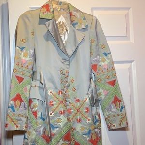 Gray Patterned Jacket